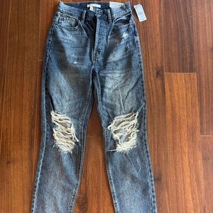 Pacsun Dark Ripped Jeans